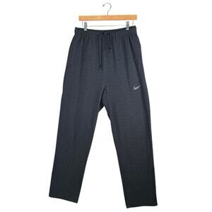 Nike Dri-Fit Training Pants Men’s | Athletic Workout Joggers Gray | Large